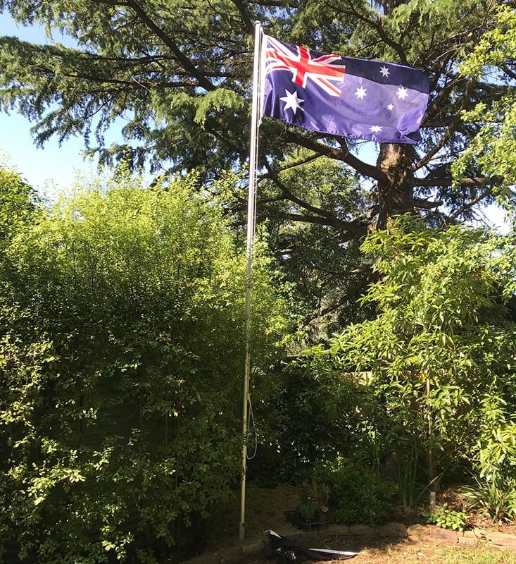 6m Flagpole with Aus Flag Set