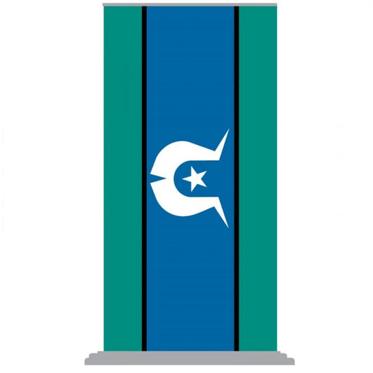 Torres Strait Islander Pull Up Banner with Deluxe Base (2000mm x 1000mm)